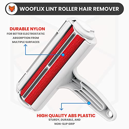Wooflix Pet Hair Remover - Best dog accessories for puppy - dog hair remover - Lint Remover Roller for dog Fur - Dog & Cat Hair Remover - Remove Dog, Cat Hair from Furniture, Carpets, Bedding Clothing Wooflix Pet Hair Remover - Best dog accessories for puppy - dog hair remover - Lint Remover Roller for dog Fur - Dog & Cat Hair Remover - Remove Dog, Cat Hair from Furniture, Carpets, Bedding Clothing