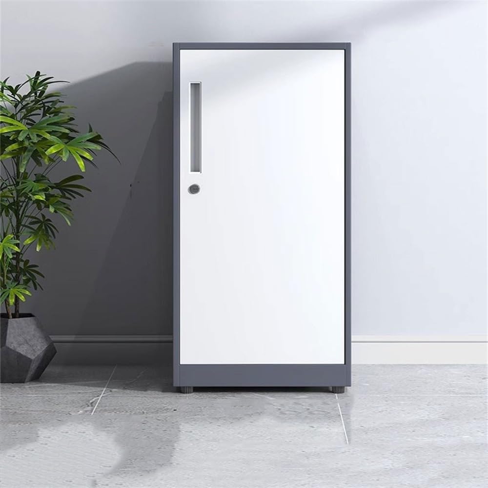 Armadio da ufficio con serratura di grande capacità, 85 cm, soluzione versatile per la casa, grigio verticale, per forniture per ufficio e oggetti personali
