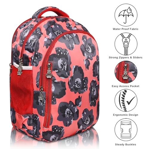 Image of Stylbase Kid School Backpack Bag for Girls and Boys | Ideal School Picnic Travel & Travelling Bag |17 Inches 4 Compartments, Water-Resistant Multipurpose for Kids
