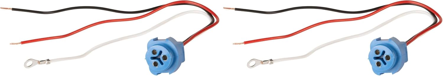 Grote 67002 11" Long Stop Tail Turn Three-Wire Plug-In Pigtails (for Male Pin Lights) (Pack of 2)