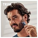 Gillette Styler, 1 Beard Trimmer for Men with 1 ProGlide Razor Blade Refill, 1 Battery, 3 Comb Attachments, Waterproof
