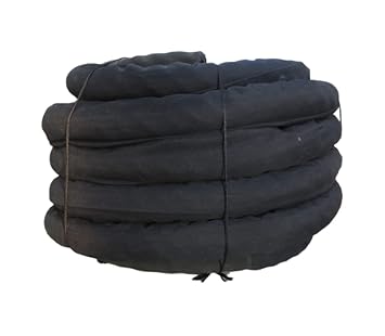 Azuka PP Battle Rope with Sleeves and Surprise Poster Inside - 1.5 inch, 50ft, Black.
