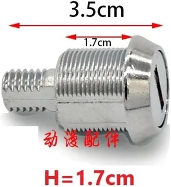 Key Interlock Accessories Cabinet Door Game Machine Machine Coin Basketball Machine Door Lock 1Pcs(H-1.7cm Without Key)