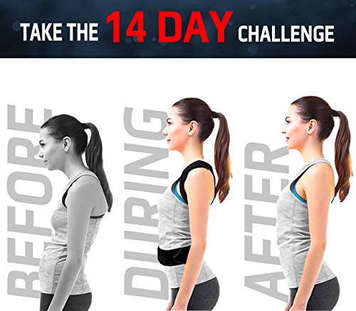 Vpx Magnetic Posture Corrector Men & Women | Fully Adjustable Padded Back Supporter, Straightener, Trainer | All Day Pain Relief & Lumbar Support | Neck, Spine Stretcher, Shoulders Correction, Braces #TOP3