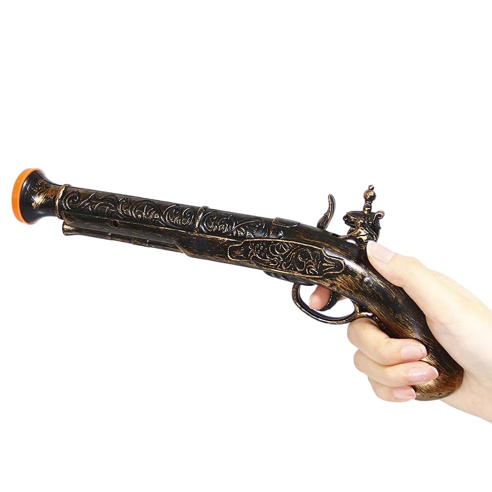 Amazon.co.jp: 2個 海賊銃 おもちゃ ピストル フェイクピストル 海賊