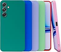 Capa Capinha Case Compatível Samsung Galaxy M54 5G Silicone Aveludada Com Proteção De Câmera [NOBRE STORE] (VERDE MENTA)