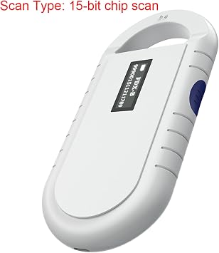 Microchip Scanner, Microchip for Dogs, Pet Microchip Scanner, Pet Microchip Kit, Microchip Reader USB Rechargeable, Pet Chip Scanner for ISO11784, 11785, FDX-B, ID64