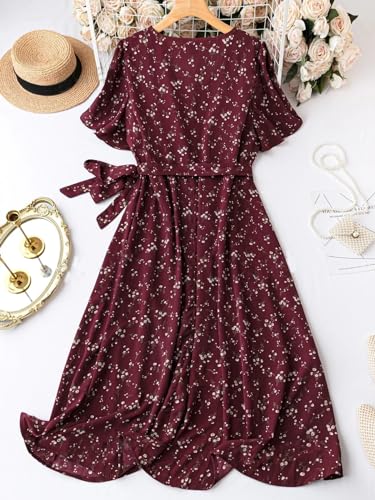 Image of POSHAX Women's Rayon Midi Dress