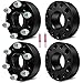 ECCPP Replacement for 6x5.5 Hubcentric Wheel Spacers 6 Lug 4X 2 6x5.5 to 6x5.5| 6x139.7mm to 6x139.7mm 78.1 Hub Bore 14x1.5 Fits Chevy Chevrolet Silverado Tahoe Sierra 1500 Chevrolet Express 1500