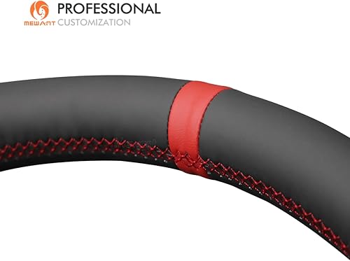 Miniatura 70 de MEWANT Hand Stitched Car Steering Wheel Wrap Cover for Ford F-150 2021-2023 / F-150 Lightning 2022-2023 Steering Wheel Accessories