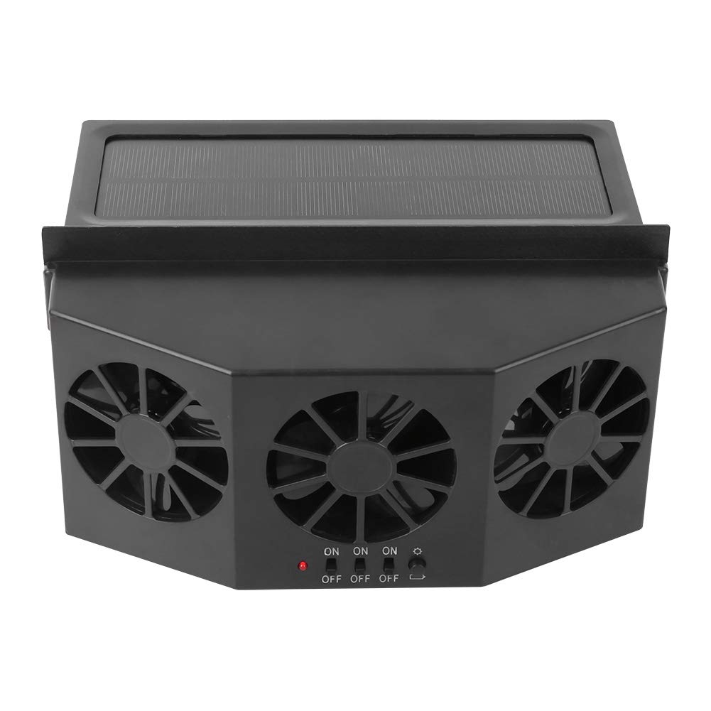 Ventilatore di Estrazione del Veicolo Ventilatore per Auto Ventilatore Solare per Auto Ventilatore per Auto a energia Solare Portatile Ventilatore di Ventilazione Ventilazione Ventilazione Auto