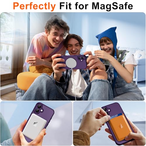 Image of Magnetic for iPhone 17 Case with Privacy Screen Protector, Purple