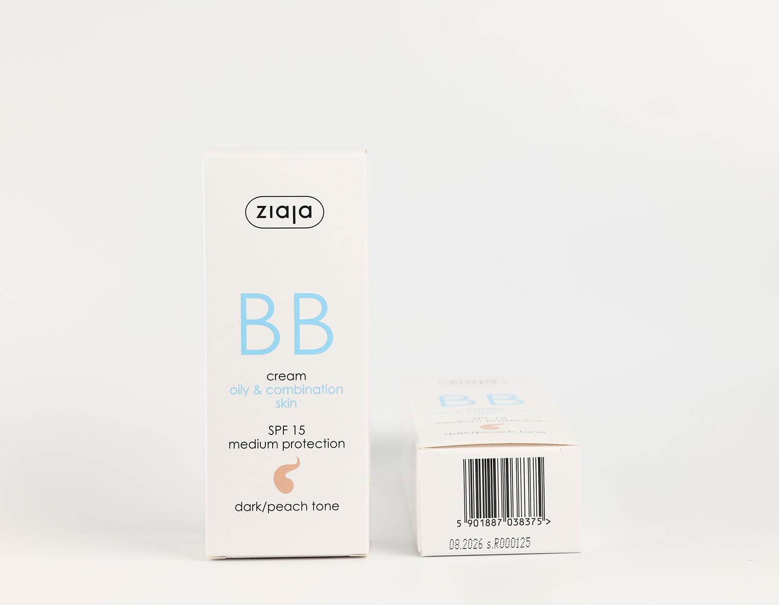 ZIAJA krem pielęgnacyjny, Bb Cream Pieles Grasas Y Mixtas Spf15 Tono Oscuro - 50 Ml