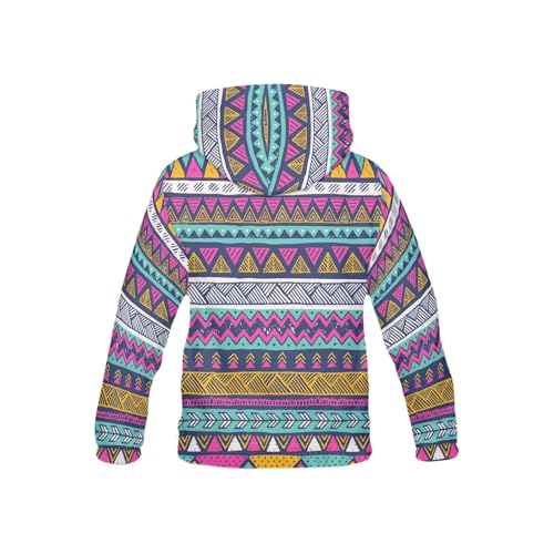 Aztec Long-sleeve All Over Print Athletic Hoodies Pullover Sweatshirt2