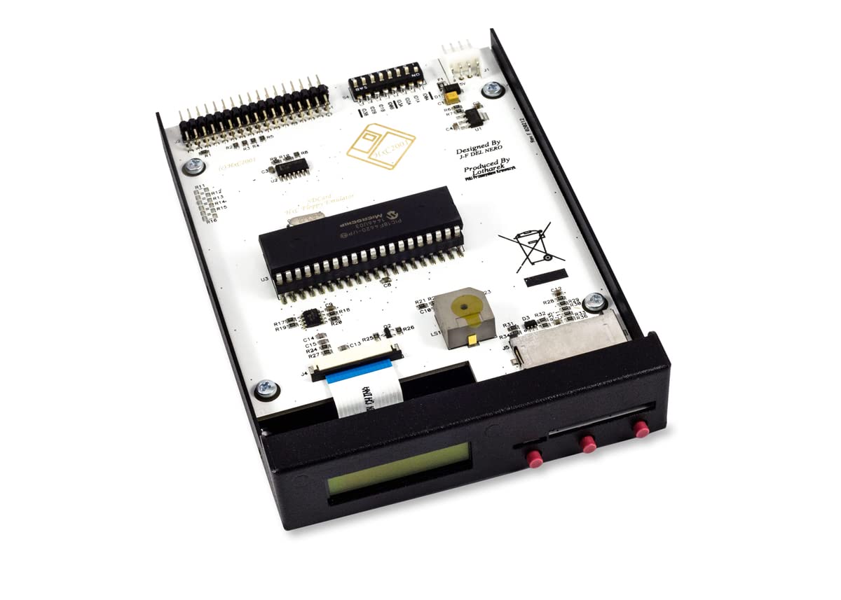 Sintech HxC SD Floppy Emulator Rev. F mit Gehäuse, schwarz