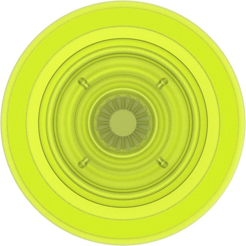 PopSockets Phone Grip for MagSafe with Kickstand, Magnetic Stand, Swappable Top, Secure Hold for iPhone MagSafe Cases, Phone & Tablet Grip - Chartreuly Translucent Glow in the Dark