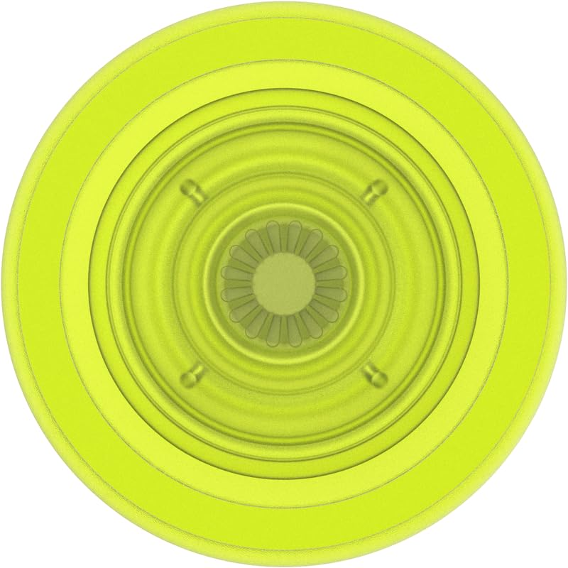 PopSockets Phone Grip for MagSafe with Kickstand, Magnetic Stand, Swappable Top, Secure Hold for iPhone MagSafe Cases, Phone & Tablet Grip - Chartreuly Translucent Glow in The Dark