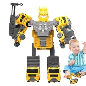 Générique Transform Car Roboter 5-in-1 Set