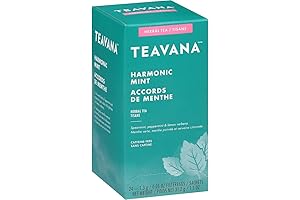 Relaxing TeaVana's Harmonic Mint Decaf Tea Bags: Serenity in Every Sip