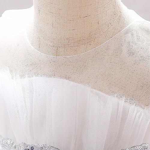 Flower Girl Bowknot Tutu Dress for Kids Baby Princess Wedding Bridesmaid Birthday Party Pageant Baptism Dresses3