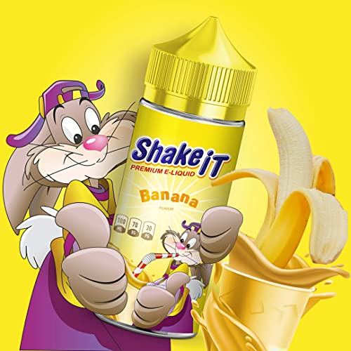 E-liquid de vapeo para cigarrillo electrónico - SHAKE IT - Batido de banana platano Nesquik - Eliquid para vaper - Sin nicotina (100ml)… Cover