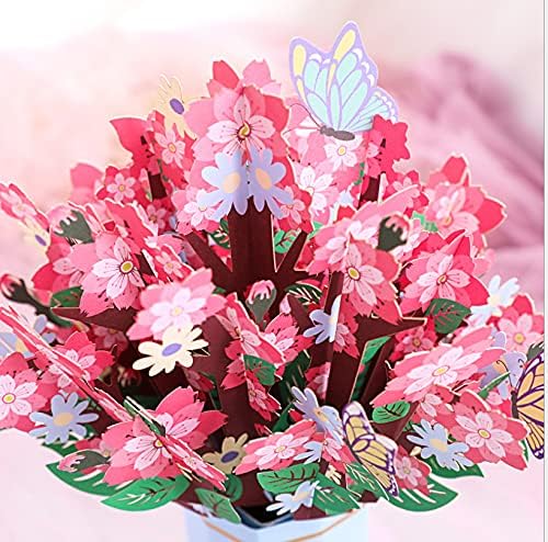 Miniatura 4 de WESAPPINC Paquete de 5 tarjetas de felicitación 3D, tarjetas de Navidad, postales desplegables, tarjetas de aniversario de cumpleaños para padres,