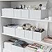 Drawer Organizer Clothes Set of 12 White-Grey - Dresser Organizer For Nursery, Bedroom, Closet - Perfect Baby Clothes Organizer and Storage & General Nursery Organization or Dresser Drawer Organizers