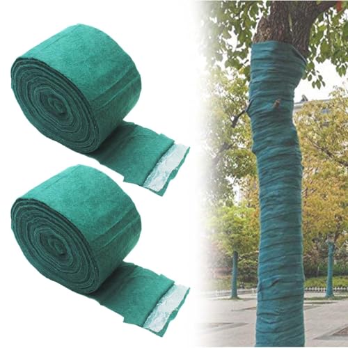 tintoke 2 Rouleaux Bandes de Protection des Plantes, 18m*12cm, Bandes de Protection antigel, Bandes pour Arbres, Ruban de Protection hivernale, pour la Transplantation et la Protection des Plantes