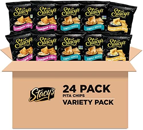 Stacy's Pita Chips Variety Pack, 1.5 Ounce (Pack of 24)