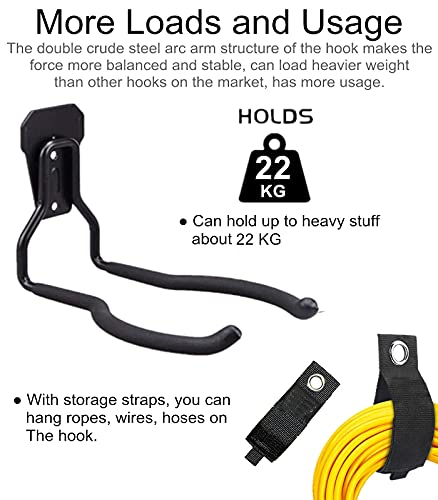 String Trimmer Hanger Bracket, Garden Lawn Trimmer Wall Mount, Falezern 1 Pcs Heavy Duty Weed Eater Rack For Garage. Garden Tool Organizer And Storage Hooks For Garage Trimmer, Garden Wall, Tool Room. #TOP2