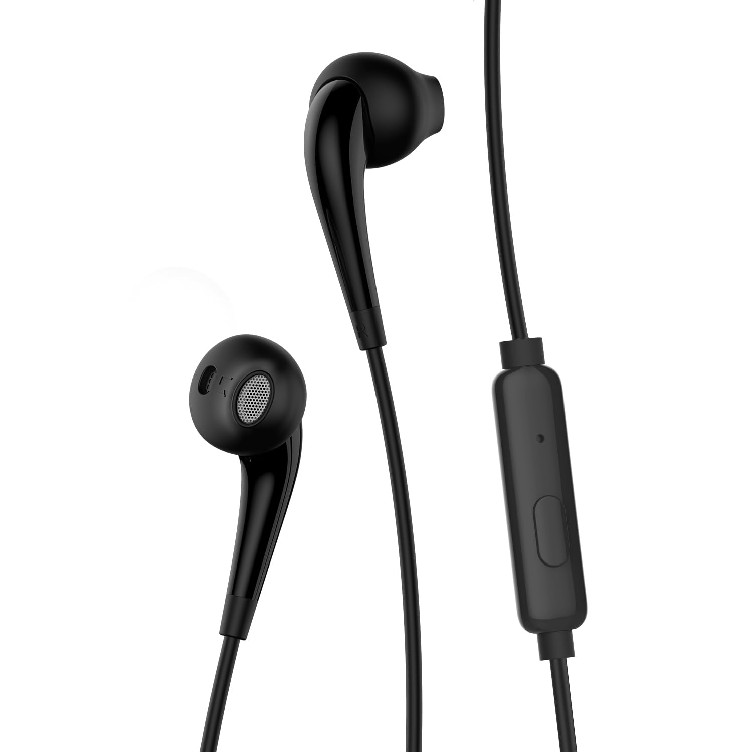 Oraimo in-Ear Wired Earphones | 1.2m Cable | 3.5mm Jack | Airing Design (Black)-image-33