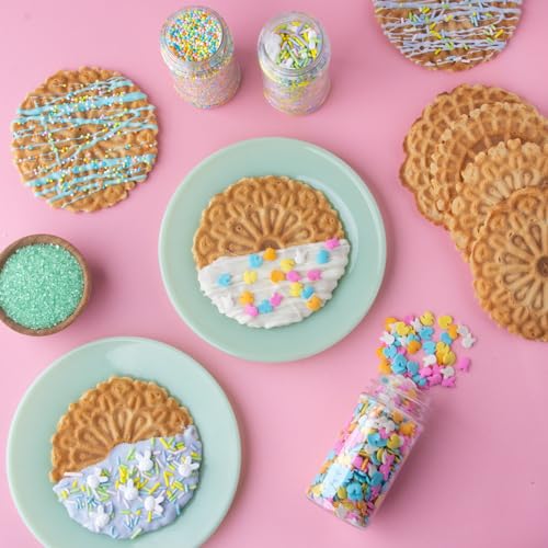 Image of Sweets Indeed Sprinkles, 4 Pack, Edible Sprinkle Mix, Perfect for Cake Decorations, Baking, Ice Cream, Cookies, Cupcake Topper (Easter)