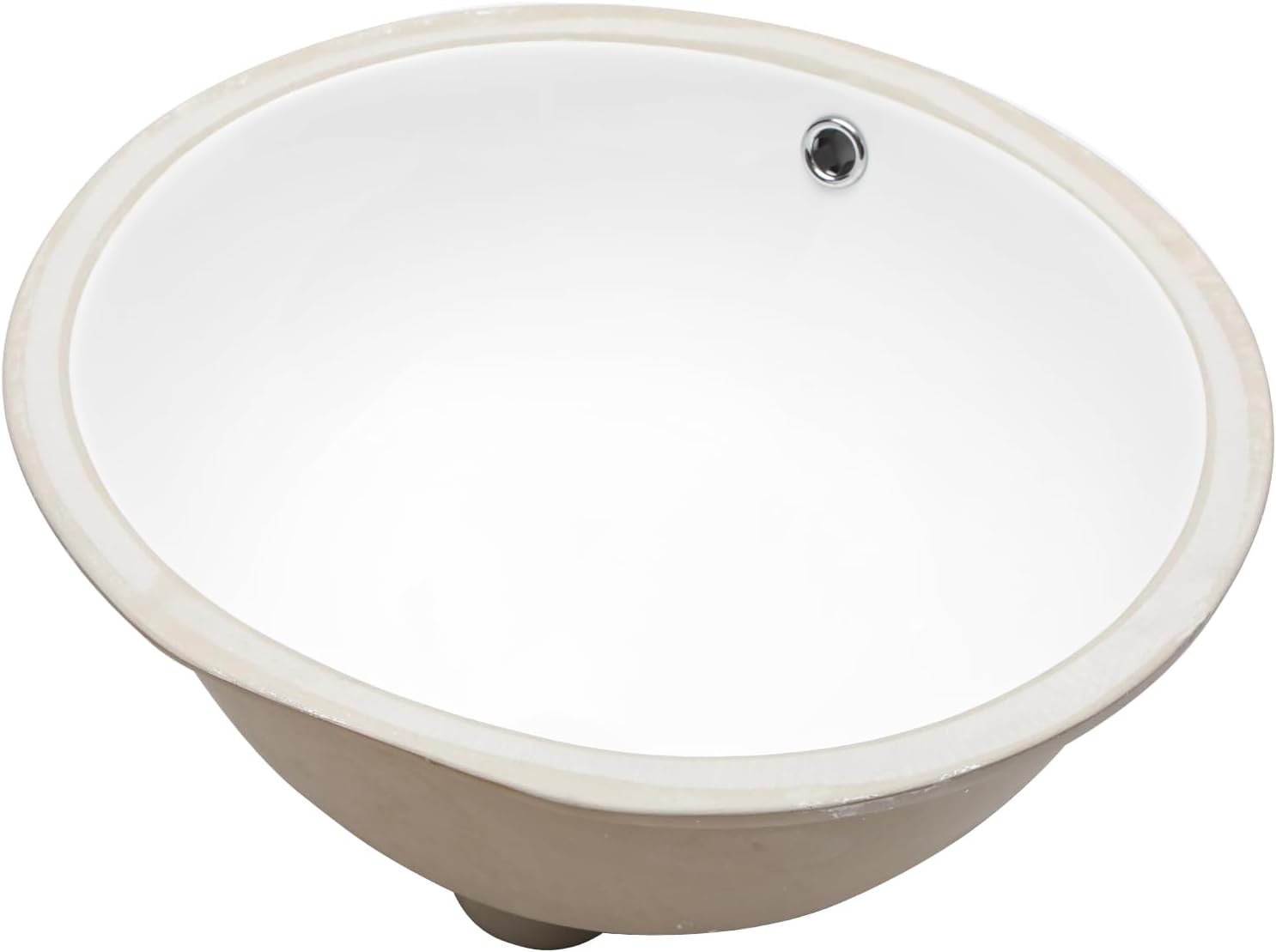Undermount Oval Bathroom Sink 20''x16'' White Porcelain Ceramic Under Counter Sink for Bathroom Vanity, Small Bathroom Remodel and Replacement