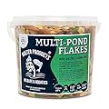 Walters Multi Pond Flakes (10L Tub) | Pond Fish Food for Goldfish, Koi and all Cold Water Pond Fish | Premium Nutrition, Floating Fish Food Flakes in Stay Fresh EasyTubs and Refill Bags