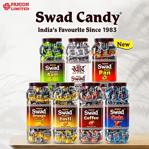 Image of Swad Chocolate Candy Packs (Swad Original) 6 x 25 Toffees (Original, Pack of 1)