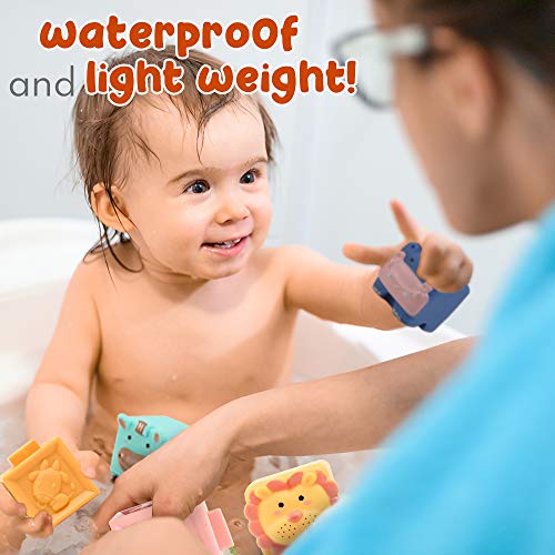 Baby Blocks 12 Pcs-Baby Toys For Toddler Baby Girl Boy 0-3-6-9-7-8-12-18 Months-Soft Stacking Building Blocks-Montessori Learning Infant Teething Chewing Toy-Squeeze Sensory Toys-Newborn Baby Bath Toy #TOP6