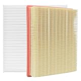 SUPLABEL Engine Air Filter Replacement 16546-6RA0A, 27277-6RC0A Cabin Air Filter Combo Set