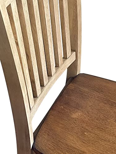 Butaco Sunset Trading Brook Slat Back, Juego de 2 miniatura 5