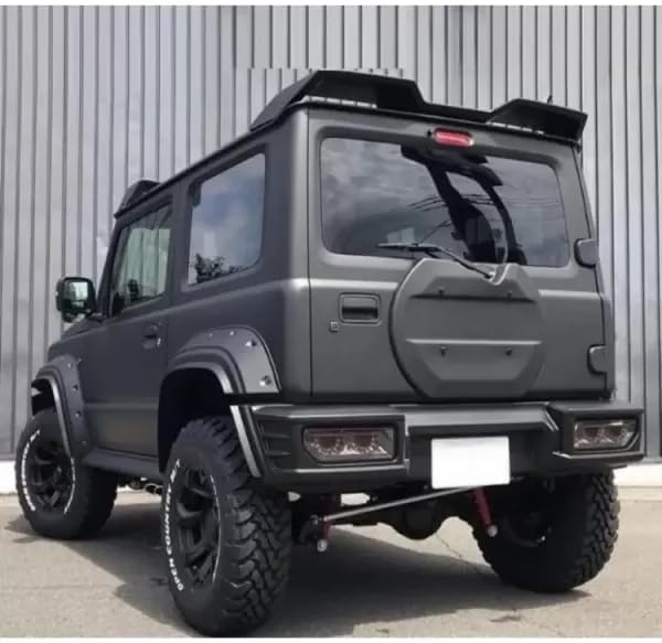 Rear Wald Style ABS Spoiler for Maruti Suzuki Jimny 2023 - Car Accessories - Glossy Black