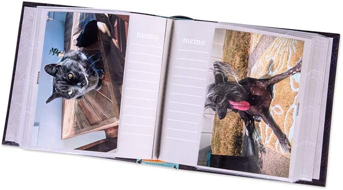 Malden International Designs Woof Photo Album, 80-4x6, Blue