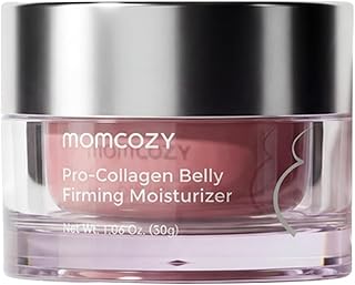 Momcozy Stretch Mark Prevention Cream for Pregnant Women, Travel Size Belly Moisturizer for Dry Skin, Peptides & Shea Butter, Maternity Care, 1.06 oz (30g)