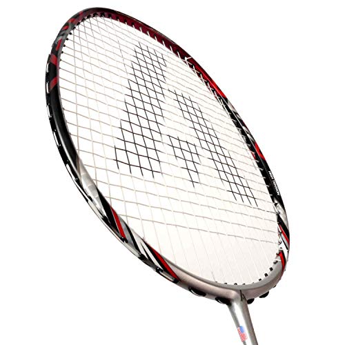 Raquette de badminton ASHAWAY Superlight 7 à structure rigide Hex