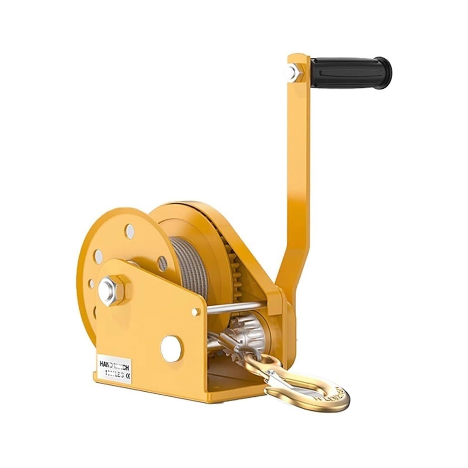 Kit anticaídas de Alta Resistencia con trípode de Rescate contra Incendios, trípode de Aluminio para Espacios confinados, cabrestante Manual de 827 kg, arnés de Seguridad y Dispositivo Antic