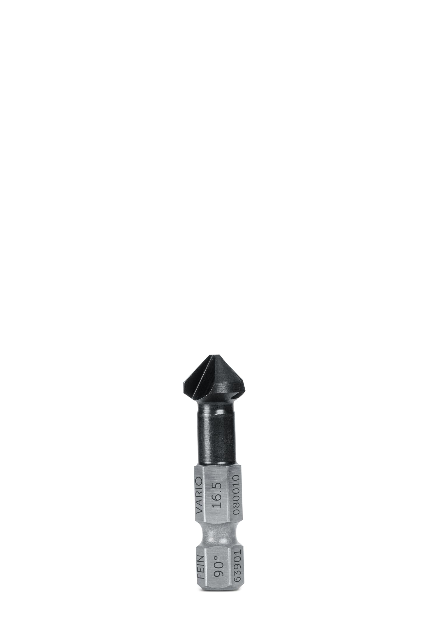 FEIN Avellanador cónico de 90° VARIO de 16,5 mm (M8), alta resistencia del material, para aceros no aleados y aleados hasta 900 N/mm², aluminio, latón