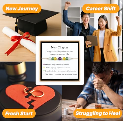 New Chapter Crystal Bracelet – New Beginning Gift for Graduation, New Job, Career Change, or Farewell, Inspirational Jewelry for Women & Men4