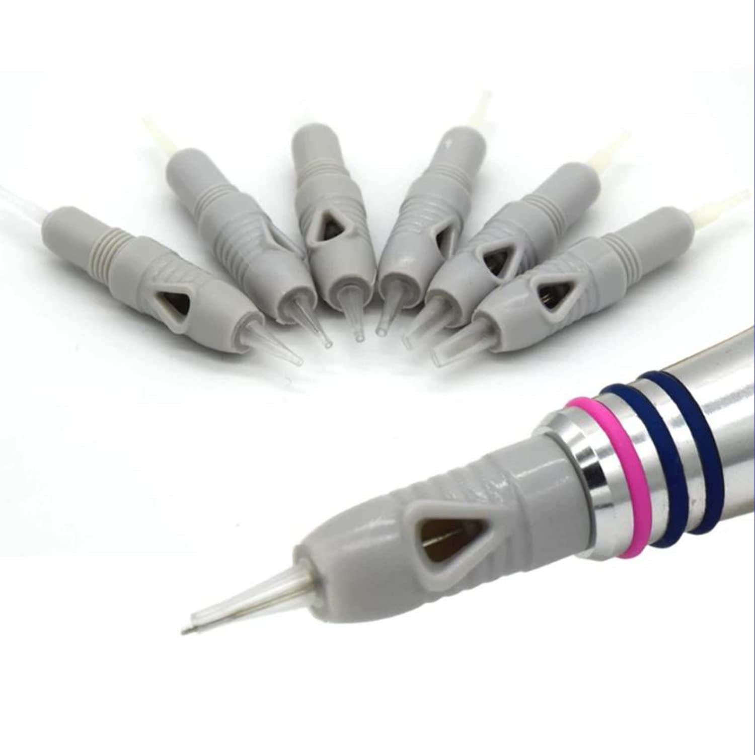 SELWAY Disposable Screw Micro-blading Flat Needle Cartridges, 3F, 5F & 7F Semi-Permanent Makeup I Eyebrows I Lips and Body Tattoo Needle Cartridges (Pack of 15, 3F Needle Cartridges) 2