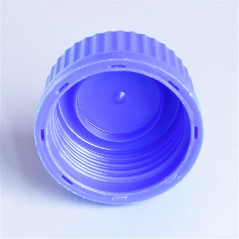 Cristalería de Laboratorio Botella de reactivo con tapa de rosca azul GL45 mm, vidrio de borosilicato, 2000 ml, 3000 ml, 5000 ml, pared gruesa, graduación, muestra, tapa de plástico(1000ml)