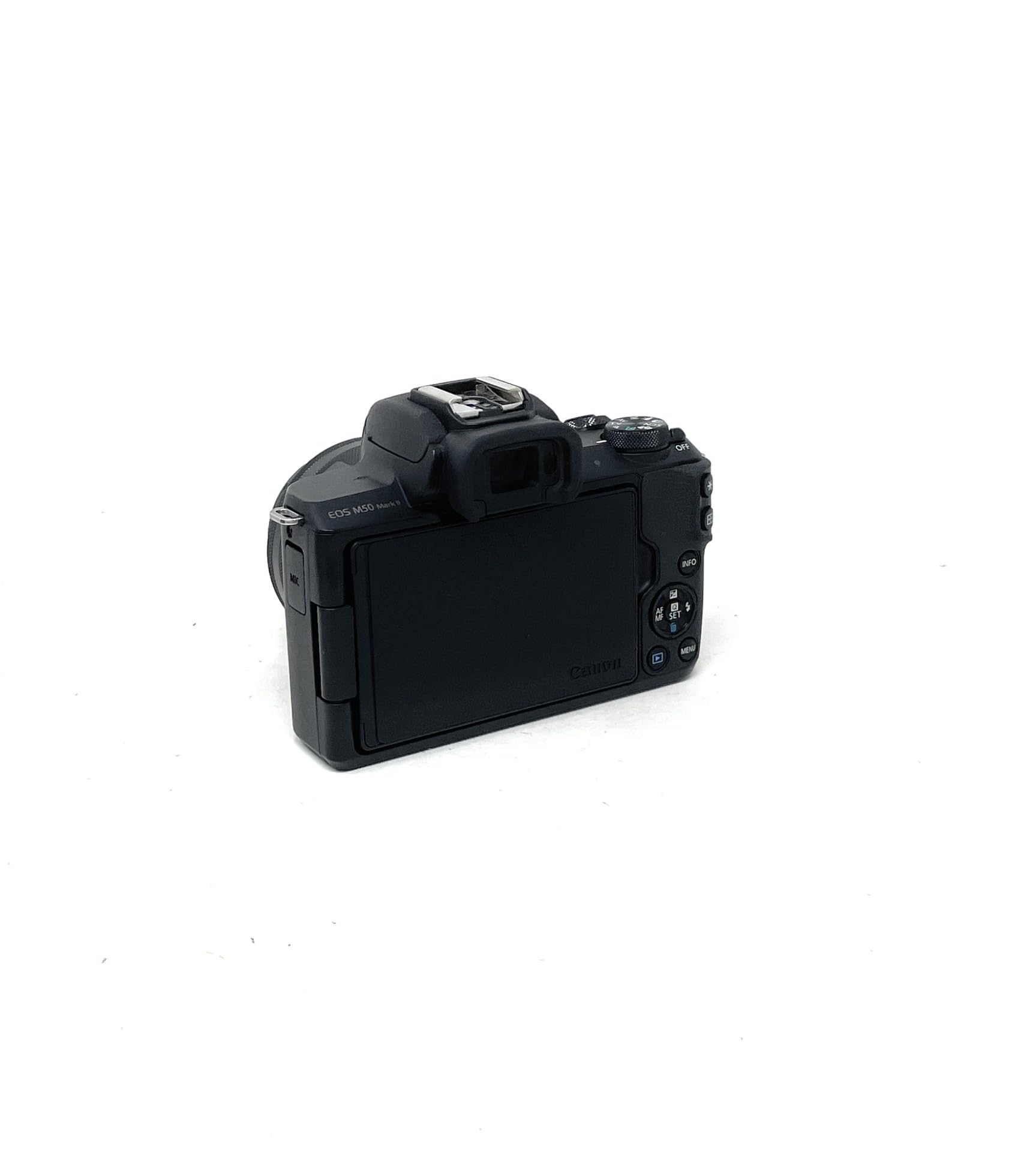 Canon EOS M50 Mark II + EF-M 15-45mm f/3.5-6.3 is STM (Noir) Appareil Photo sans Miroir conçu pour Les créateurs de Contenu et Les Streamers (4K, écran orientable, Sortie HDMI, Connexion Micro, diffu