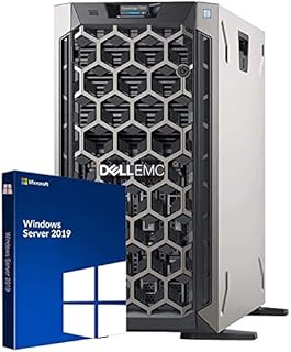 Dell PowerEdge T340 Tower Server, Windows 2019 STD OS, Intel Xeon E-2124 Quad-Core 3.3GHz 8MB, 32GB DDR4 RAM, 8TB Storage, RAID, Single PSU (Renewed)