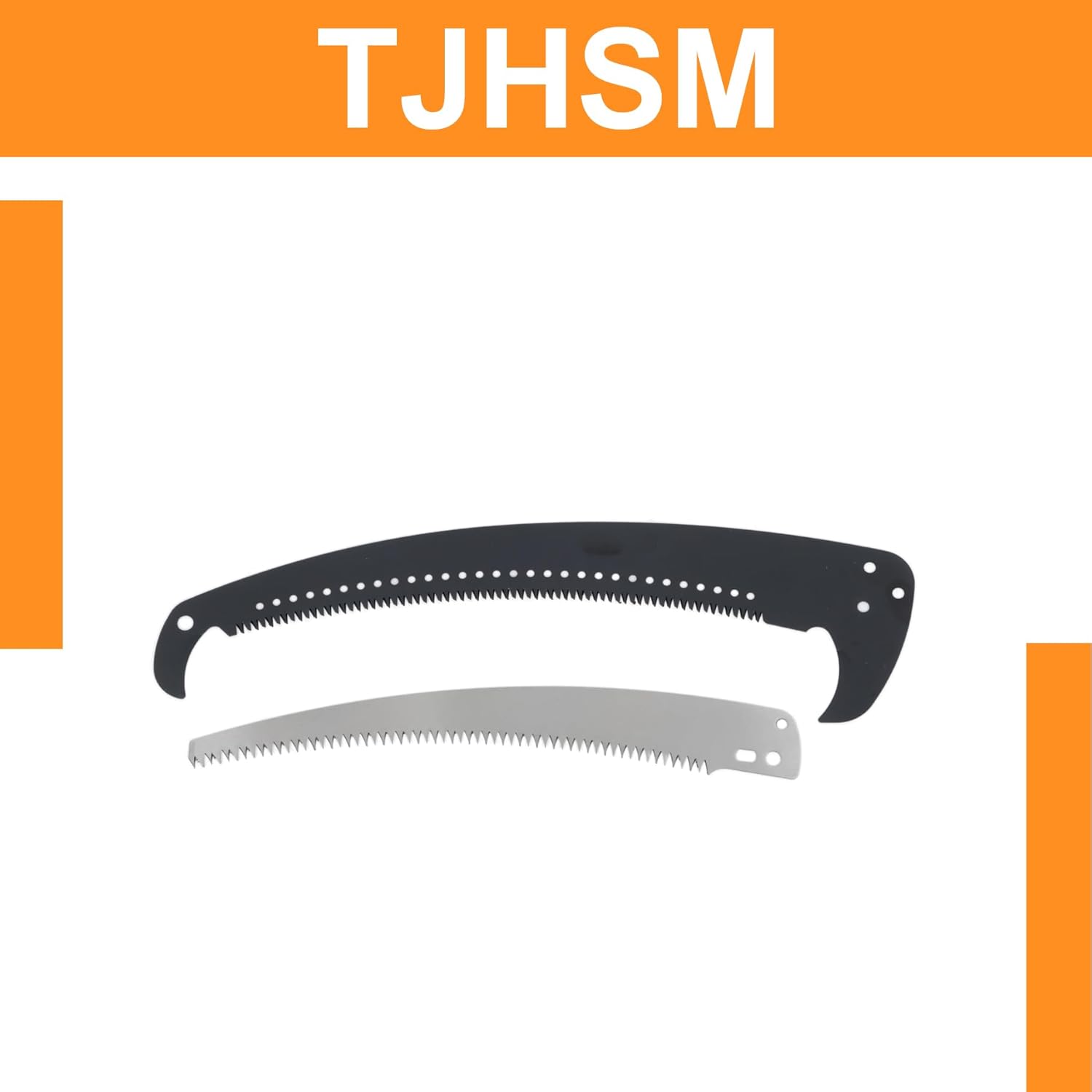 27Ft 8 Knots Yellow Pole Saws Manual Tree Pruning Saw Band Scissors for Pruning Palms and Shrubs Sharp Steel Blade and Scissors High Branches Trimming Branch